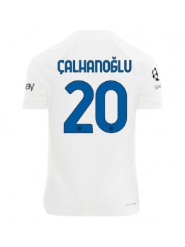 Billige Inter Milan Hakan Calhanoglu #20 Bortedrakt 2023-24 Kortermet